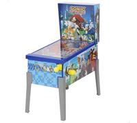 COLORBABY Sonic Mini flipper arcade da tavolo, luci e suono, cartoni animati, giochi da tavolo, giocattoli retrò, collezionismo, consigliato adulti e bambini +3 anni (77727)