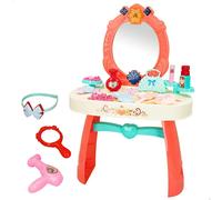 Colorbaby Tavolo Da Trucco Per Bambini Con Accessori Luce E Suono Bellezza Moda Principessa