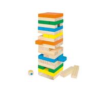 Colorbaby Torre Di Blocchi Di Legno Woomax 26 Cm 58 Pezzi