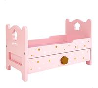 ColorBaby WOOMAX 49363 - Woomax - Letto in legno per bambole, letto + 3a