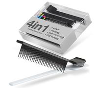 ColorBow Pettine con clip per prendere in giro (5 pezzi) Pettine per prendere in giro, strumenti per lo styling da colorare - Un must have per parrucchieri per evidenziare balayage board Companion