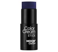 ColorCream Face & Body Paint Stick di Moon Creations - Trucco professionale per viso e corpo, per adulti e bambini, 21 g, blu scuro