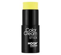 ColorCream Face & Body Paint Stick di Moon Creations - Trucco professionale per viso e corpo, per adulti e bambini, 21 g, giallo brillante