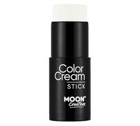 ColorCream Face & Body Paint Stick di Moon Creations - Trucco professionale per viso e corpo, per adulti e bambini, 21 g, bianco