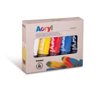 Colore Acrilico Acryl Primo Morocolor - 75 ml - 421TATM5 (Assortiti Conf. 5)