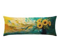 Colore Arancione Cuscino per Dormire Laterale 40x140 Turchese Cuscino Lungo per Dormire Lateralmente, Cuscini per il Collo, per Gravidanza e Sostenere la Maternità, Velluto Federe Cuscini Letto w0-990