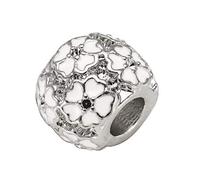 Colore argento 1 pz rosa Primrose Meadow Charm Adatto per braccialetti portafortuna europei A058Intelligence pratica.