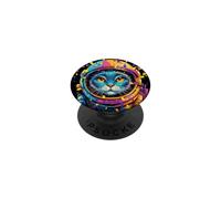 Colore Astronauta Gatto Spazio PopSockets PopGrip Adesivo