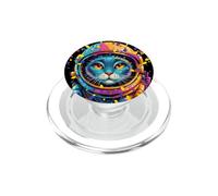 Colore Astronauta Gatto Spazio PopSockets PopGrip per MagSafe