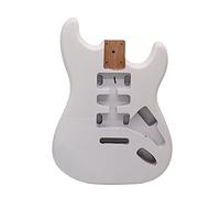 Colore Bianco NS Guitar Body Poplar Legno Guitar Electric Guitar Barrel High Gloss Finitura Chitarra Accessorio 5. 7 Cm Larghezza Tascabile corpo della chitarra fai da te