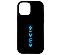Colore blu Be The Change Grafica blu Custodia per iPhone 12 Pro Max