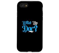 Colore blu Cosa fare in su? Grafica blu Custodia per iPhone SE (2020) / 7/8