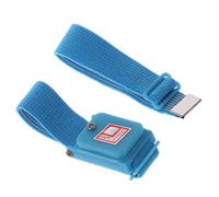 Colore blu della banda elettrostatica regolabile senza cordone del cavo di scarico ESD di rimozione elettrostatica delle cinghie di polso anti portatili