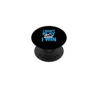 Colore blu non giocare, vincere. Grafica blu PopSockets PopGrip Adesivo