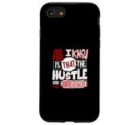 Colore bordeaux rosso bordeaux Il trambusto sembra pazzo Custodia per iPhone SE (2020) / 7/8