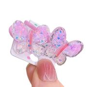Colore brillante Glitter Farfalla Dei Capelli Scunchies Per I Bambini Donne Corde Dei Capelli Piccole Ragazze Elastici Legami Della Coda Di Cavallo