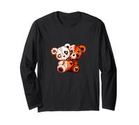Colore Corallo Evil Twin-v2 Coral Graphic Maglia a Manica