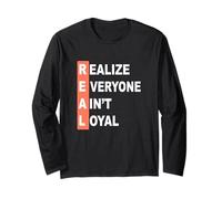 Colore Corallo Tutti Non Sono Reali Coral Graphic Maglia a Manica