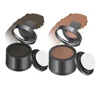 Colore dei capelli per ritocco della radice, 2 pezzi Polvere per ritocco della radice Polvere per attaccatura dei capelli antivento e resistente al sudore per donne e donne Correttore naturale antima