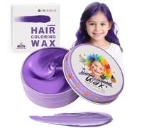 Colore dei capello viola temporaneo per bambini, tintura istantanea Dye, donna uomo viola acconciatura pomata, ragazza styling crema per feste