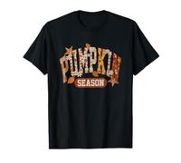 Colore del Design delle Vibrazioni Autunnali per la Stagione della Zucca, Autunno, Ringraziamento, Maglietta