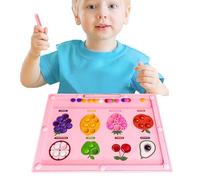 Colore del magnete e labirinto, laboratorio magnetico labirinto - Fine Motor Skillement Playset | Riconoscimento della frutta Colore Apprendimento Playset per il rafforzamento delle abilità, dev