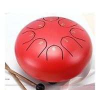 Colore del tamburo dello spirito vuoto Tamburo vuoto Pianoforte Disco a mano Strumento a percussione Lingua in acciaio 6" Principiante a 8 toni (Color : E, Size : As show)