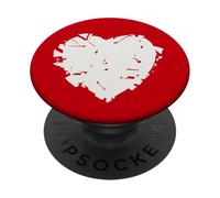 COLORE DELL'ANNO 2026 CLOUD DANCER CUORE SPARSO PopSockets PopGrip Adesivo