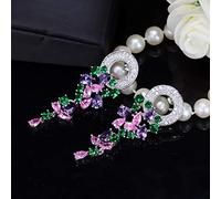 Colore di gioielli in costume Bellissimi orecchini multicolori per le donne Dangle Dangle Dangle Dangle Dangano