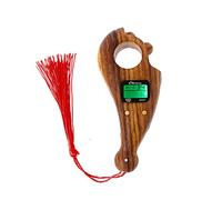 Colore di legno Perline Rotanti Contatore Conteggio Digitale Pedaggio per Rolling Batteria Alimentazione Dito per Pregare Digitale