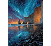 Colore Diamond Painting Kit Completo Diamantini Crystal Art Il Cielo Stellare 5D Disegni con Perline da Attaccare, DIY Passatempo Adulti Pittura Diamante Principianti Decorazioni Parete 40x50cmF-144