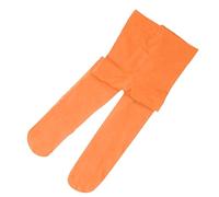 Colore Elastico Collant Balletto Lungo Danza Leggings Calze Calze Donna Collant, Arancione, L
