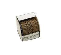 Colore estivo, fascia elastica alta elastica, cravatta for capelli da donna, copricapo, fascia intrecciata(Brown 10 pieces per box)