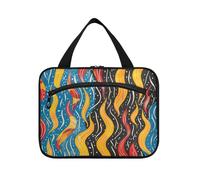 Colore Fuoco Arte Astratta Hanging Kit da Viaggio per le Donne con Gancio, Designer Borse Espandibili per Gli Uomini per la mamma Viaggio bolso Viajero para Mujer L