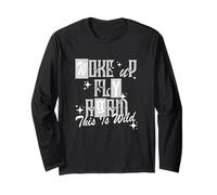 Colore Grigio Woke Up Fly - It Keeps Happening! Grafica Grigia Maglia a Manica