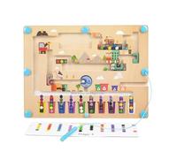 Colore magnetico e labirinto digitale, labirinto di colore magnetico - Colore del legno Corrispondenza di apprendimento corrispondente - Pensare Logic Apprendimento Fine Motor Skills Toys for pres
