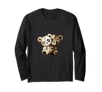 Colore Marrone Chiaro Evil Twin-v2 Grafica Marrone Chiaro Maglia a Manica