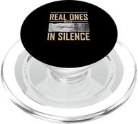 Colore marrone chiaro Real Ones Move In Silence Grafica marrone chiaro PopSockets PopGrip per MagSafe