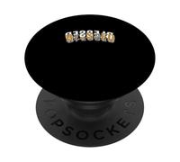 Colore marrone Every Which Way Blessed Brown Graphic PopSockets PopGrip Adesivo