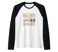 Colore Marrone Real Ones Move in Silence Brown Grafica Maglia con Maniche Raglan