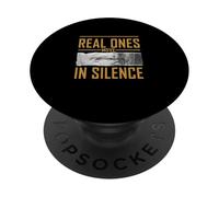 Colore marrone Real Ones Move In Silence Brown Grafica PopSockets PopGrip Adesivo