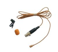 Colore marrone SM11 fermacravatta microfono Lavalier per Shure ULX SLX UR1 BLX SVX UR4D UR4S U1 Wirelss BodyPack bavero Microfone