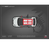 - Colore Nero opaco - Indica la versione della tua macchina Grande Punto Abarth
