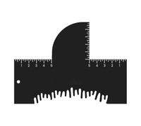 Colore non tossico Potenziamento Barber Card Design Leggero Guida Parrucchiere Per Adulti Bambini Linee Dei Capelli Strumento Forme Colore Temporaneo dei Capelli