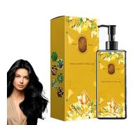 Colore Nutriente A Base Vegetale, Shampoo Per Capelli Naturale E A Lunga Durata Per Coprire I Capelli Grigi, Formula Botanica Delicata Per Uomini E Donne (Nero)
