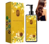 Colore nutriente per capelli a base vegetale, tintura floreale a lunga durata, copertura uniforme e naturale dei capelli grigi, ammorbidisce e aggiunge lucentezza, crema colorante per capelli delicata