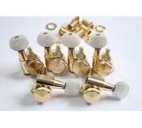 Colore oro Chitarra Bloccaggio Tuners Chitarra testa macchina da Corea 6L