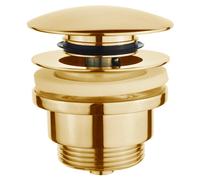 Colore Oro Finito Click-Clack Bagno Drenare Rifiuti Pulsante Tipo Universale