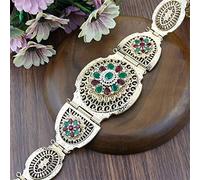 Colore oro Marocchino Cintura Per Le Donne Catena Petto Gioielli Sposa Algeria Vestito Cintura In Vita Caftano Body Jewelry