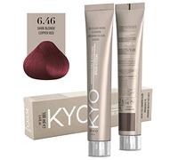Colore per capelli 100ml + ossigeno 150 ml by kyo, AMMONIA FREE E PPD FREE con collagene Marino e cheratina (6.46 Biondo Scuro Rame Rosso)